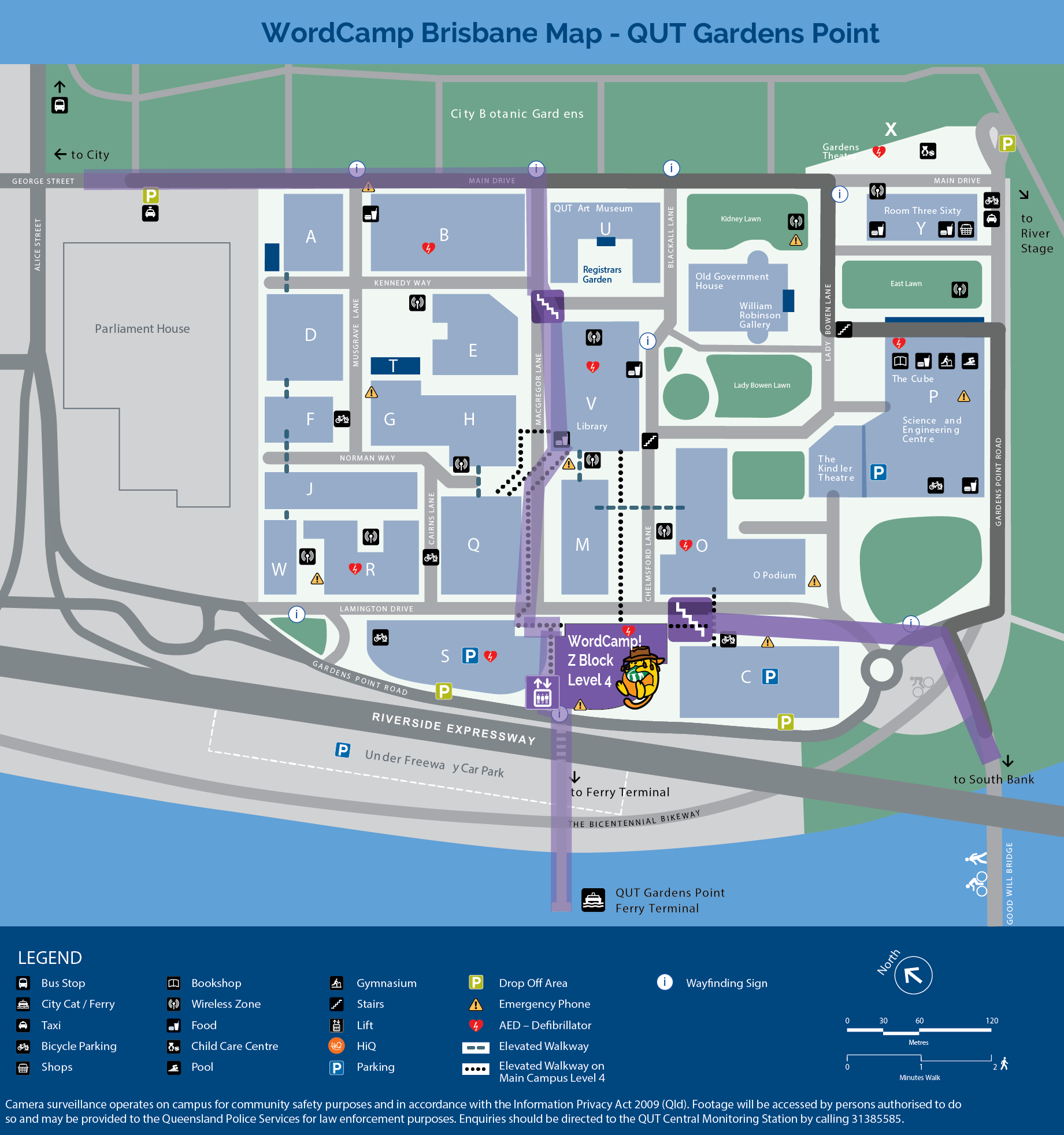 Location Wordcamp Brisbane 2019
